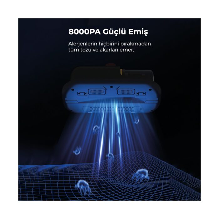 Neutron Anti Alerjen UV Işınlı Şarjlı Yatak ve Koltuk El Süpürgesi - Görsel 5