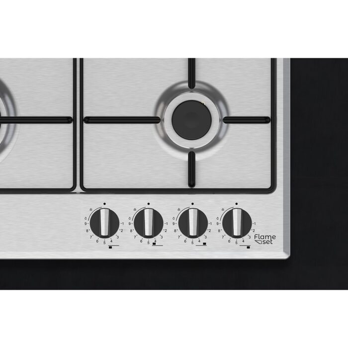 Tommatech TAO6006IM Ankastre Gazlı Ocak 60 cm Inox Metal - Görsel 3