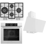 Ferre Flowart Basıc Serisi Beyaz Ankastre Set (ED076+ XE62CB + D078 )