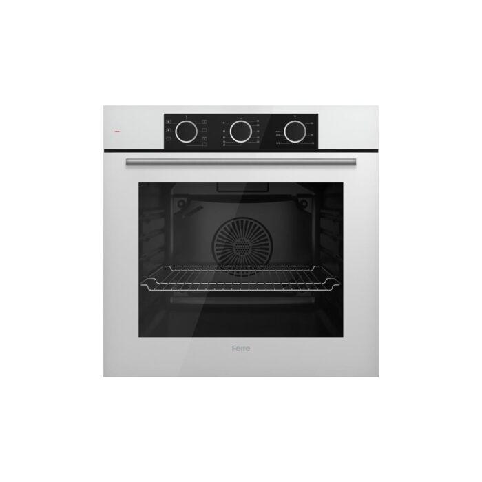 Ferre Flowart Basıc Serisi Beyaz Ankastre Set (ED076+ XE62CB + D081 ) - Görsel 2