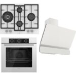 Ferre Flowart Basıc Serisi Beyaz Ankastre Set (ED076+ XE62CB + D081 )