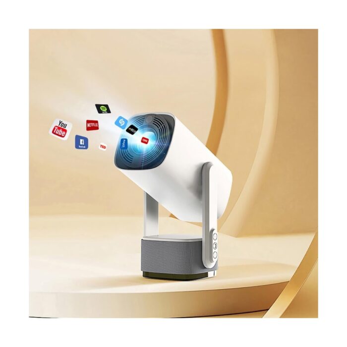 110000712563144.jpg Heaven House Şarjlı Projeksiyon | Kendinden Şarjlı Projeksiyon Cihazı | Şarjlı Mini Projeksiyon | LED Projektör - Görsel 1