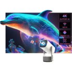 Heaven House Şarjlı Projeksiyon | Kendinden Şarjlı Projeksiyon Cihazı | Şarjlı Mini Projeksiyon | LED Projektör - Görsel 2