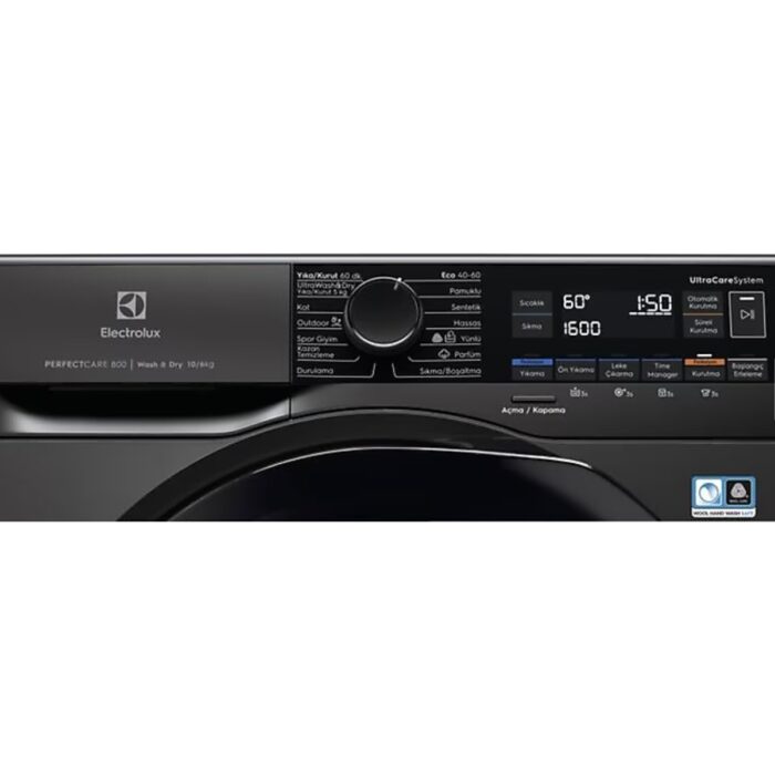 Electrolux EW8W261BGT A Enerji Sınıfı 10 kg / 6 kg 1600 Devir Kurutmalı Çamaşır Makinesi - Görsel 2