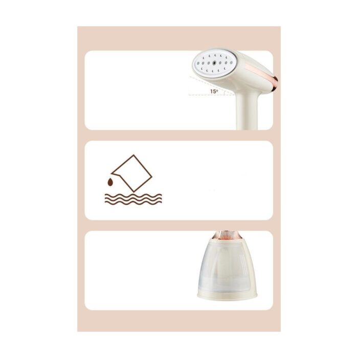 Torima KY-003 Siyah Buharlı Kırışık Giderici 1500W Taşınabilir Seyahat Boy Dikey Ütü - Görsel 5