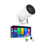 Torima Hy300 Pro Taşınabilir Sinema Projeksiyon 720p Ev Sineması Bluetooth Android 11 Akıllı Projektör - Görsel 2