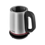 Homend Royaltea 1711h Çay Makinesi 1 l Demlik 1,9 l Su Isıtıcı Kapasiteli Çelik İnox Siyah Tasarım - Görsel 4