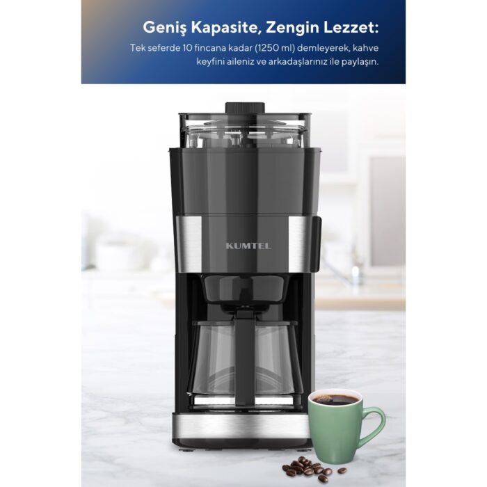 Kumtel Dijital Filtre Kahve Makinesi HFCM-02 - Görsel 3