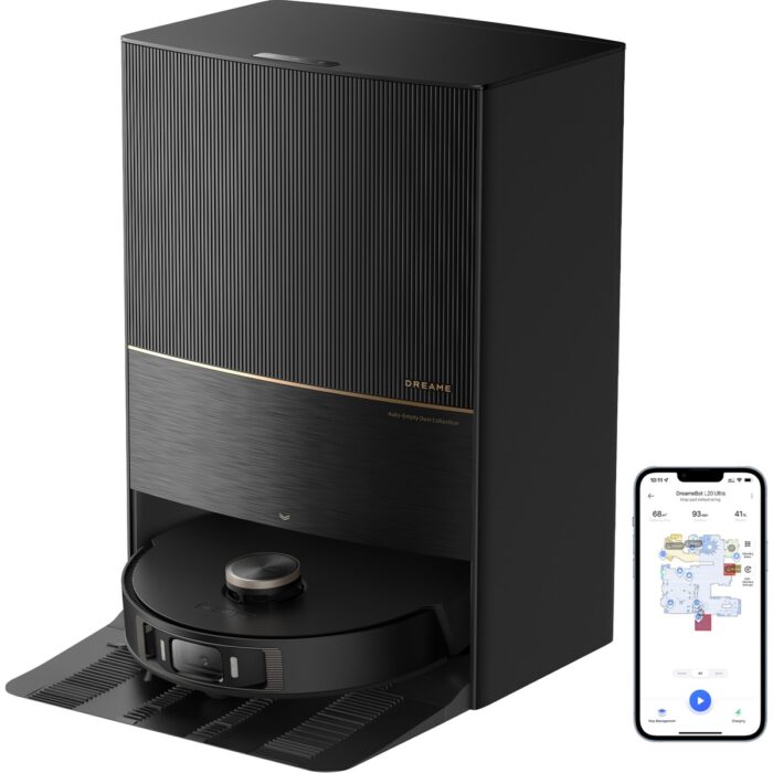 110000719452395.jpg Dreame L20 Ultra Robot Süpürge Siyah, Otomatik Paspas Çıkarma ve Kaldırma, Yıkama ve Kurutma, 7000Pa Emiş, Kendi Kendini Boşaltma, Kendi Kendini Doldurma, AI Engellerden Kaçınma - Görsel 1