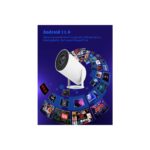 Deanb Dahili Wifi, Bluetooth, Netflx, Youtube 1280/720P 4K Full Hd Projeksiyon Android Sinema Sistemi - Görsel 4