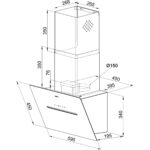 Kügerr D8 60 cm Siyah Cam Ankastre Sessiz Davlumbaz - Görsel 5