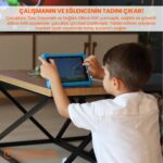 Npo 8" IPS Ekran 4gb 64GB Android 13.0 A133P 1.8ghz Antişok Çocuk Tableti Kids Tablet Mavi RS407+ - Görsel 5