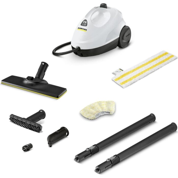 110000723178974.jpg Karcher SC 2 EasyFix 1500W Buharlı Temizlik Makinesi – Zemin ve Yüzey Seti, Sarı, Ev ve Ofis İçin Hijyenik Temizlik - Görsel 1