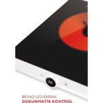 Kumtel Tekli Elektrikli Vitroseramik Ocak HCA-2001 - Görsel 4