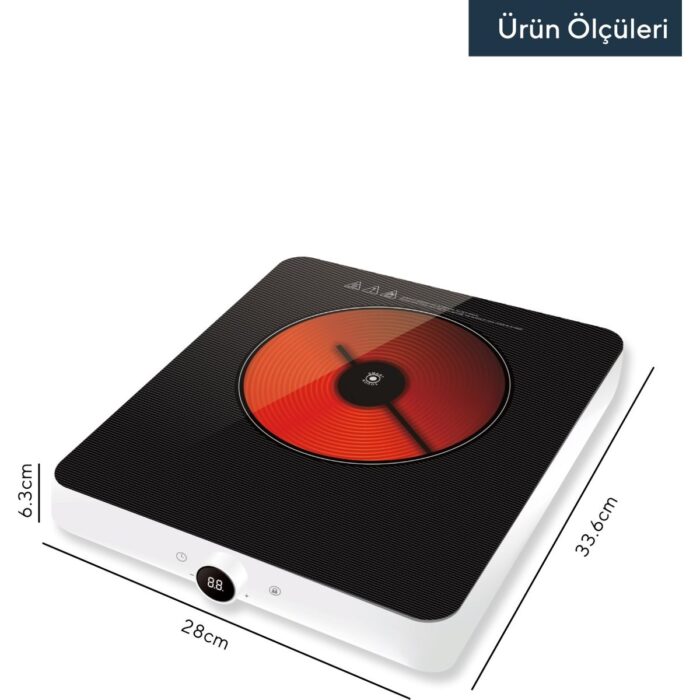 Kumtel Tekli Elektrikli Vitroseramik Ocak HCA-2001 - Görsel 5