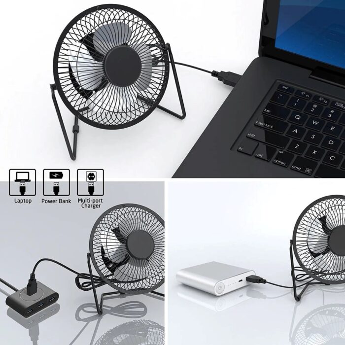 Hadron HDX7252 18CM Metal Masaüstü USB Vantilatör - Görsel 5