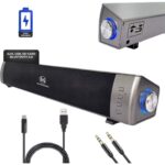 MAXWORD SLC-40USB-BT Şarjlı Soundbar 40 Watt Bluetooth USB Şarjlı (46x7x6 cm) - Görsel 2