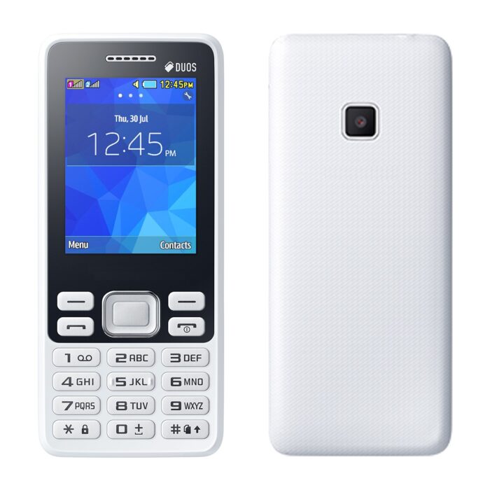 110000730183954.jpg Samsung SM-B350E Tuşlu Cep Telefonu - Çift Sim Destekli Güçlü Bataryalı Kameralı Büyük Ekranlı Beyaz Tuşlu Telefon Beyaz - Görsel 1