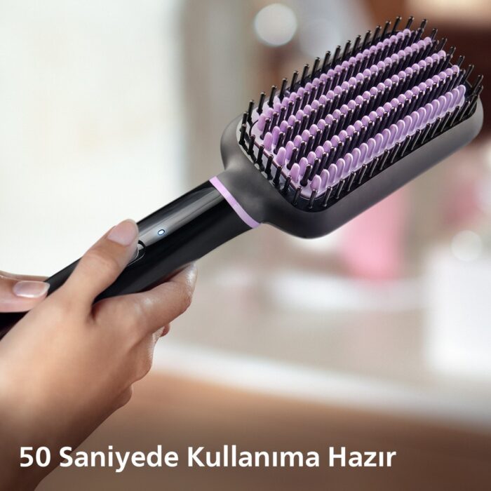 Philips BHH880/00 StyleCare Essential  Isıtmalı Düzleştirme Fırçası - Görsel 2