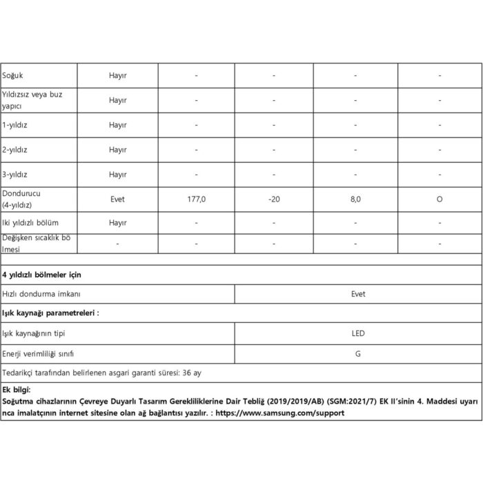 Samsung RB58DS75EWW/TR 580 Lt Alttan Donduruculu No-Frost Buzdolabı, İkili Soğutma - Görsel 5