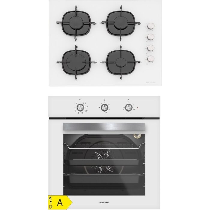 Silverline CS5335W01 - BO6503W01 Beyaz 2 'Li Ankastre Set - Görsel 1