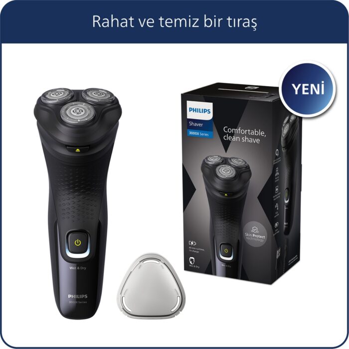Philips 3000X Serisi Islak & Kuru Elektrikli Tıraş Makinesi -  X3021/00 - Görsel 2