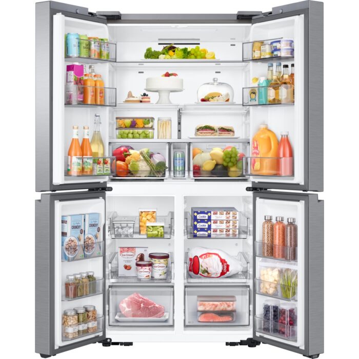 Samsung RF71DG90BESL 821 Lt Gardırop Tiği No-Frost Buzdolabı, Üçlü Soğutma, Wi-Fi - Görsel 4