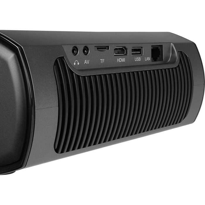 Everest PJ06 Gri/ Siyah Otomatik Odaklamalı 1080P 9800 Lümens Tripodlu Android 9.0 4K Destekli Full HD Projeksiyon Cihaz - Görsel 3