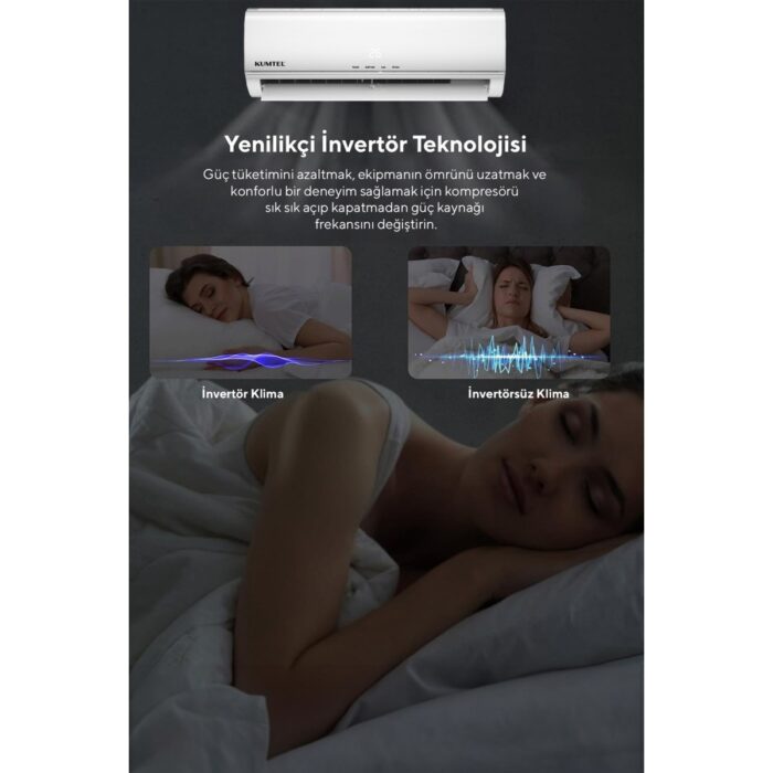 Kumtel Matsu Kmsac-18  A++ 18.000 Btu Inverter Duvar Tipi  Split Klima - Görsel 2