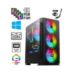 Zeiron Damage X40 Ryzen 7 5700X 32GB Ram 1tb M.2 Nvme SSD RTX4060 8gb 27" 240Hz Oyuncu Masaüstü Bilgisayar - Görsel 2