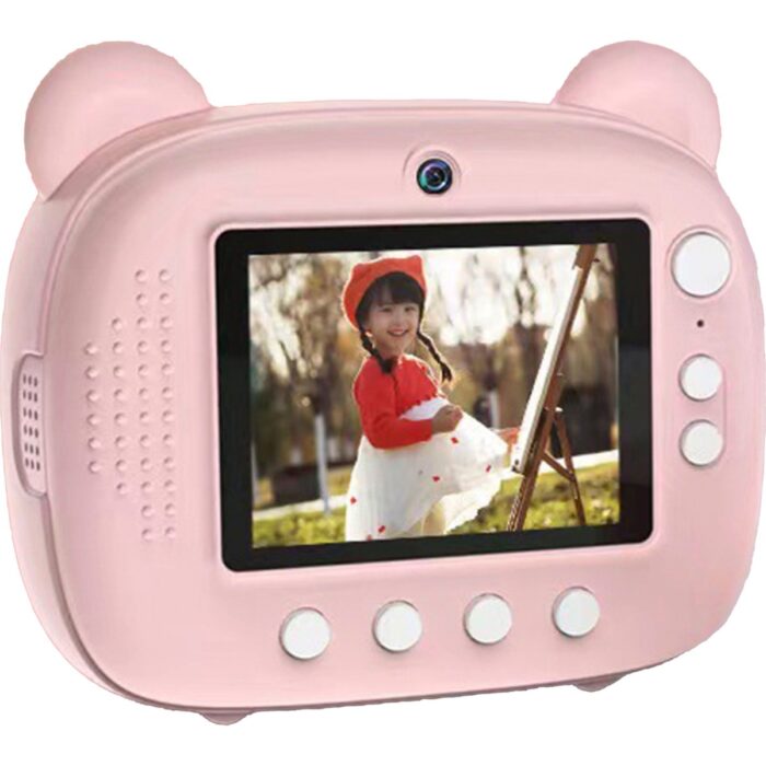 Torima TRM-CMR14 Pembe Dijital Video Kayıt Fotoğraf Çocuk Kamerası Anlık Termal Resim Kağıt Baskılı Yazıcı - Görsel 3