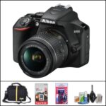 Nikon D3500 + 18-55 mm Vr Lens Dslr Fotoğraf Makinesi (Çanta + 32 GB Sd Kart + Temizlik Kiti Hediyeli)