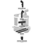 Pirantech V22C Koltuk ve Halı Yıkama Makinesi - Cam Temizleme Makinesi - Evcil Hayvan Temizleme makinesi - Görsel 2