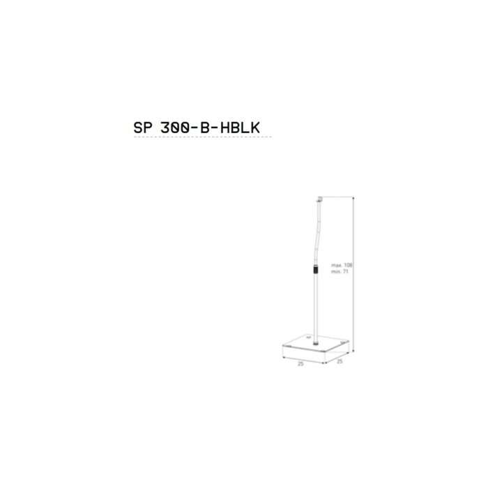 Sonorous SP-300 B-BLK Hoparlör Ayakları - Görsel 2