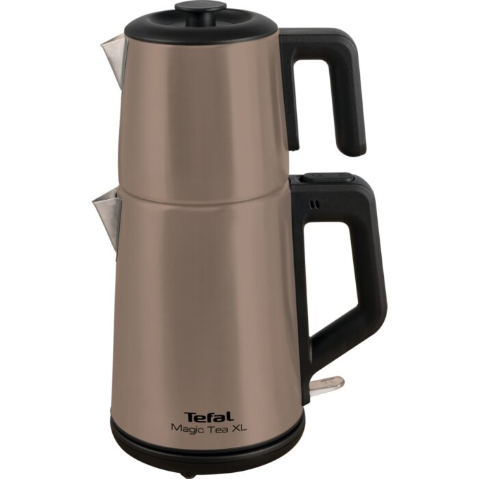 Tefal Magic Tea XL  Paslanmaz Çelik Gövdeli 1650 Watt Çay Makinesi - Gri - Görsel 1