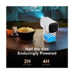 Megamus K2 Projeksiyon Dahili 9750MAH Pil 4K Hd Bluetooth Android Sinema Açık Projeksiyon Rgb Işık - Görsel 4
