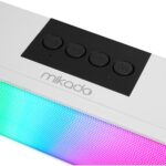 Mikado MD-SBT25 Beyaz Rgb Oyuncu Speaker Soundbar 10WMICROSD Taşınabilir USB Bluetooth Speaker Bluetooth Hoparlör - Görsel 5