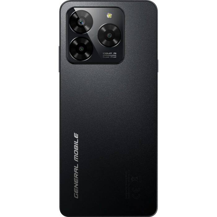 General Mobile Era 50 12GB (6GB + 6GB Genisletilmis RAM) + 128GB Hafiza Cift Sim Kart Siyah - Görsel 4