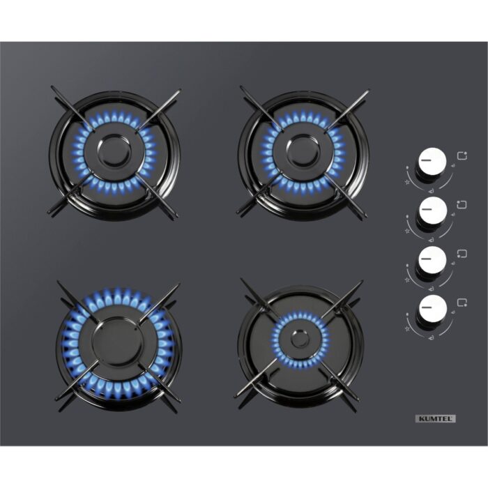 Kumtel KO-40TAHDF Siyah Cam Ankastre Ocak - Görsel 1