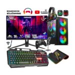 Zeiron Damage X40 Ryzen 7 5700X 32GB Ram 1tb M.2 Nvme SSD RTX4060 8gb 27" 240Hz Oyuncu Masaüstü Bilgisayar