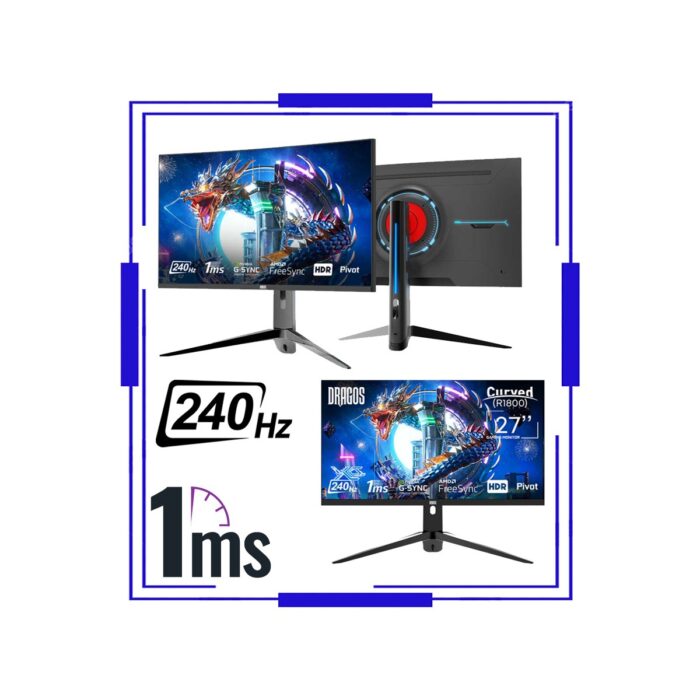 Zeiron Damage X40 Ryzen 7 5700X 32GB Ram 1tb M.2 Nvme SSD RTX4060 8gb 27" 240Hz Oyuncu Masaüstü Bilgisayar - Görsel 3