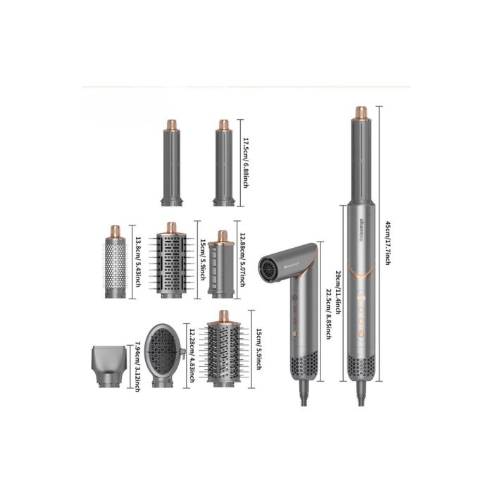 Uniorange M8 8in1 Saç Şekillendirme Seti - Görsel 5