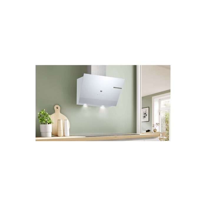 Bosch DWK67PJ20T Beyaz Eğimli Davlumbaz Duvar Tipi 700 m3/sa Hava Debisi ile Yüksek Emiş Gücü - Görsel 3