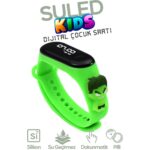 Suled   Akıllı Çocuk Kol Saati Güvenli LED Su Geçirmez Silikon Dokunmatik Süper Kahraman Figürlü