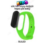 Suled   Akıllı Çocuk Kol Saati Güvenli LED Su Geçirmez Silikon Dokunmatik Süper Kahraman Figürlü - Görsel 4