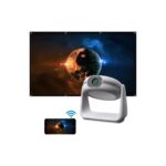 Heaven House Şarjlı Projeksiyon Cihazı | Mini Projeksiyon | LED Projektör | Taşınabilir Projeksiyon | Taşınır Projeksiyon | Şarjlı Projeksiyon