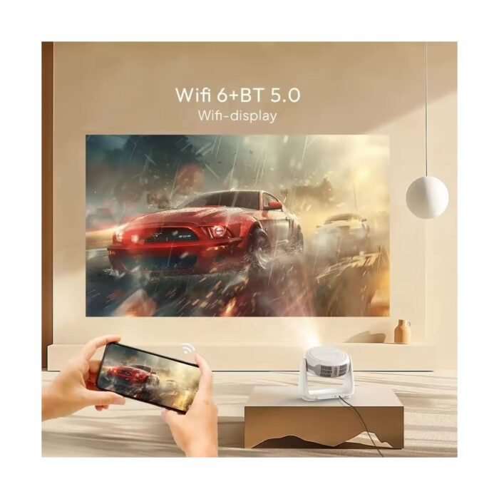 Heaven House Şarjlı Projeksiyon Cihazı | Mini Projeksiyon | LED Projektör | Taşınabilir Projeksiyon | Taşınır Projeksiyon | Şarjlı Projeksiyon - Görsel 2