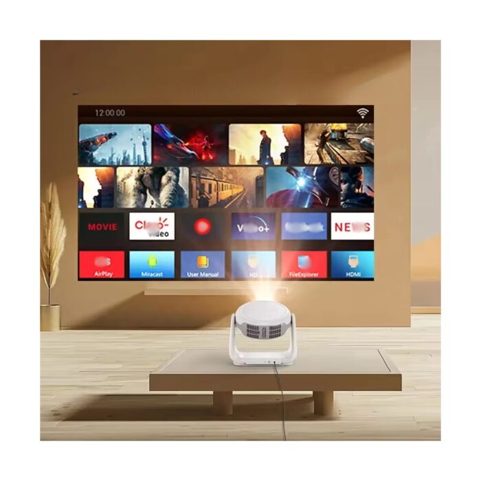 Heaven House Şarjlı Projeksiyon Cihazı | Mini Projeksiyon | LED Projektör | Taşınabilir Projeksiyon | Taşınır Projeksiyon | Şarjlı Projeksiyon - Görsel 5