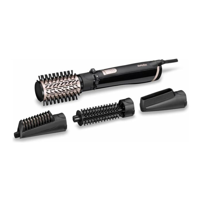 BaByliss Hava Üflemeli Döner Başlıklı Saç Şekillendirici Set, 1000W, 4 Başlık, Kabarma Önleyici İyon Teknolojisi, AS200E - Görsel 1