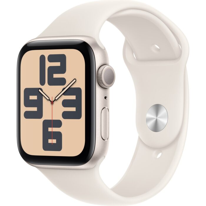 110000773544085.jpg Apple Watch SE GPS, 40 mm Yıldız Işığı Alüminyum Kasa ve Yıldız Işığı Spor Kordon - S/M - Görsel 1